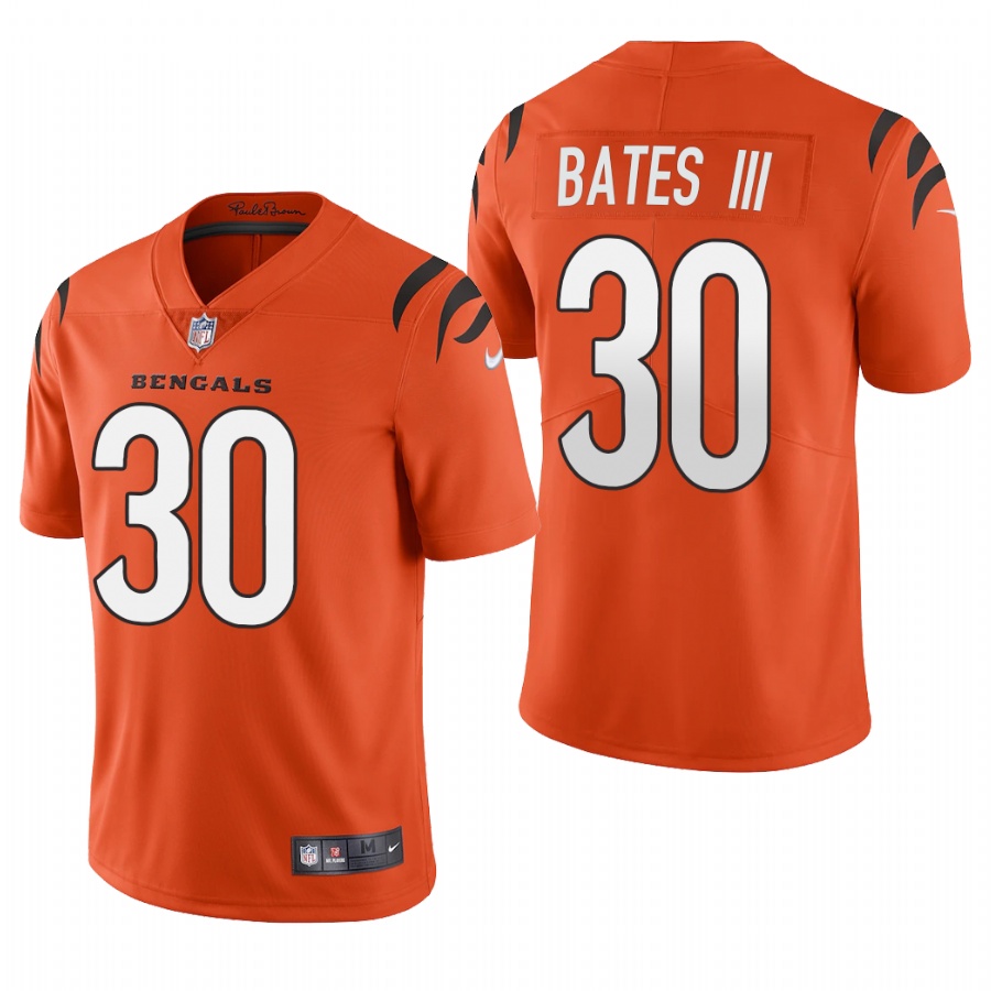 Bengals #30 Jessie Bates Orange Men's Alternate Vapor Limited Jersey cheap jerseys for sale - CheapJerseys.Shop