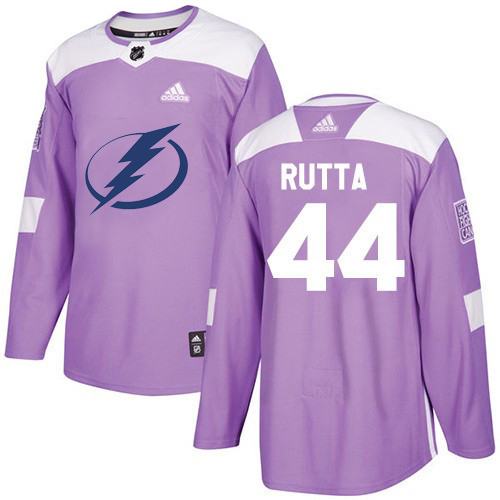 Tampa Bay Lightning #44 Jan Rutta Purple Authentic Fights Cancer Stitched Jersey Men's cheap jerseys for sale - CheapJerseys.Shop