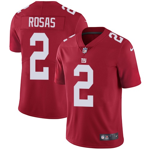 New York Giants #2 Aldrick Rosas Red Alternate Men's Stitched Vapor Untouchable Limited Jersey Men's cheap jerseys for sale - CheapJerseys.Shop