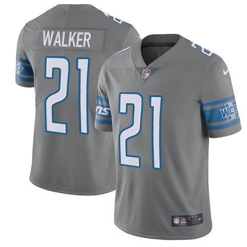Detroit Lions #21 Tracy Walker Gray Youth Stitched Limited Rush Jersey Youth cheap jerseys for sale - CheapJerseys.Shop