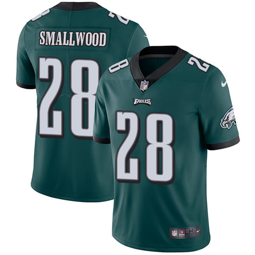 Philadelphia Eagles #28 Wendell Smallwood Midnight Green Team Color Men's Stitched Vapor Untouchable Limited Jersey Men's cheap jerseys for sale - CheapJerseys.Shop