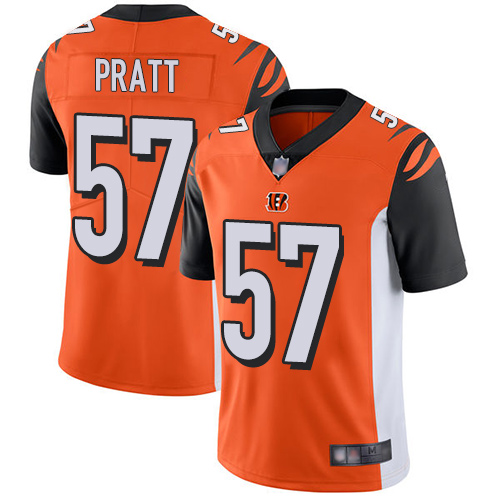 Cincinnati Bengals #57 Germaine Pratt Orange Alternate Men's Stitched Vapor Untouchable Limited Jersey Men's cheap jerseys for sale - CheapJerseys.Shop