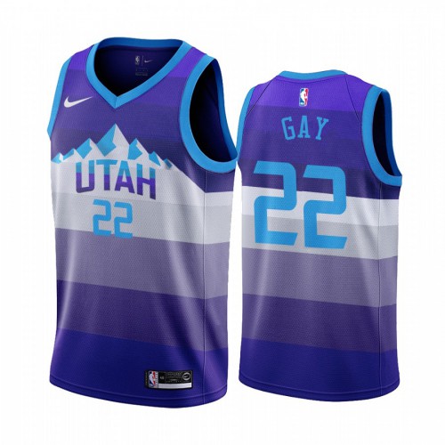 Utah Jazz #22 Rudy Gay Womens Hardwood Classic Jersey Purple Womens cheap jerseys for sale - CheapJerseys.Shop