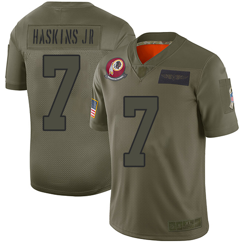 Washington Commanders #7 Dwayne Haskins Jr Camo Youth Stitched Limited 2019 Salute to Service Jersey Youth cheap jerseys for sale - CheapJerseys.Shop