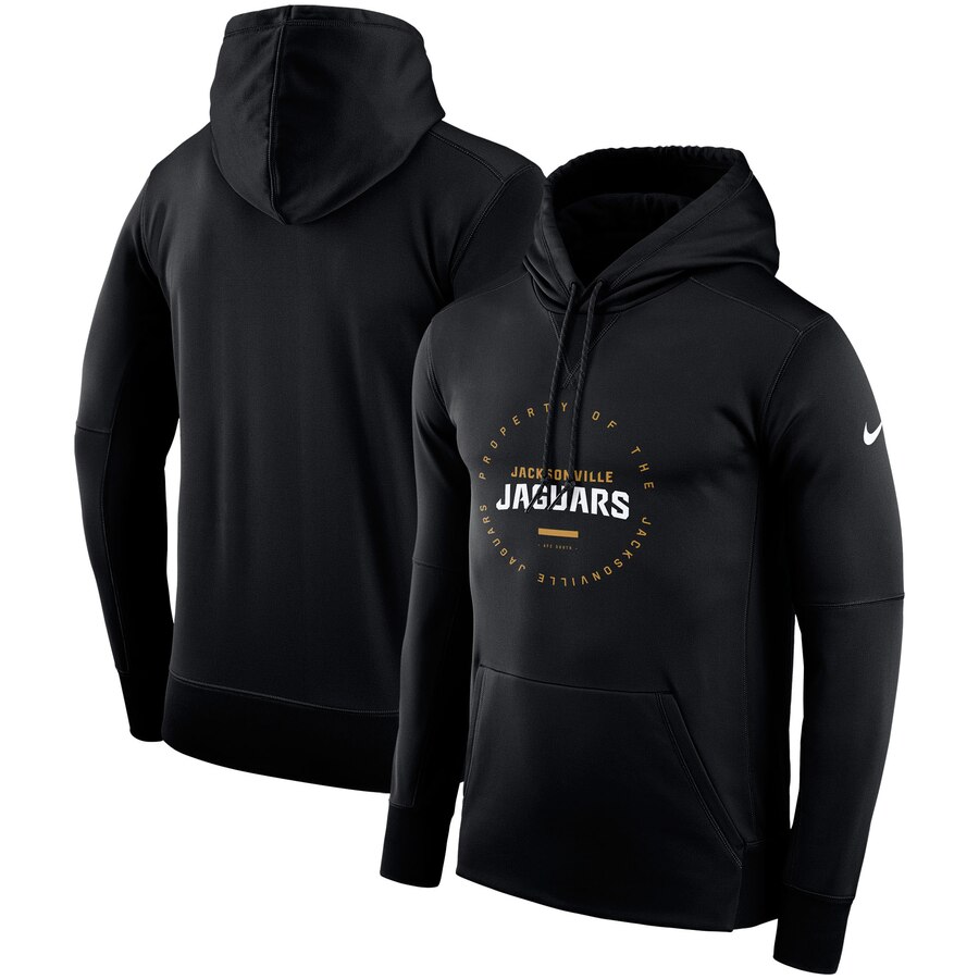 Jacksonville Jaguars Sideline Property Of Wordmark Logo Performance Pullover Hoodie Black cheap jerseys for sale - CheapJerseys.Shop