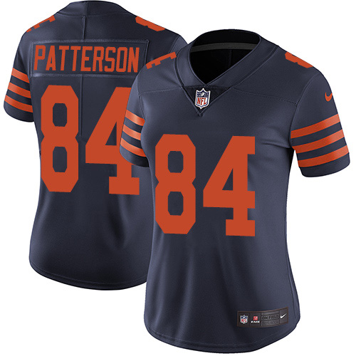 Chicago Bears #84 Cordarrelle Patterson Navy Blue Alternate Women's Stitched Vapor Untouchable Limited Jersey Womens cheap jerseys for sale - CheapJerseys.Shop