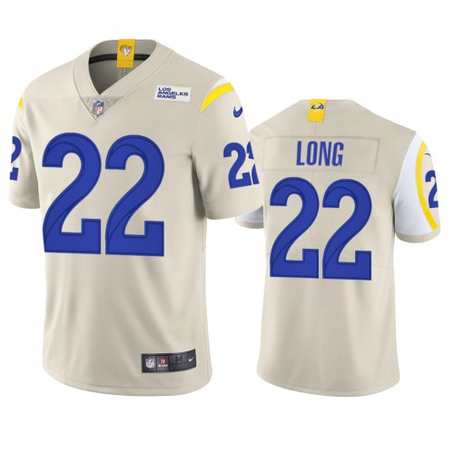 Los Angeles Los Angeles Rams #22 David Long Men's Vapor Limited Jersey - Bone Men's cheap jerseys for sale - CheapJerseys.Shop