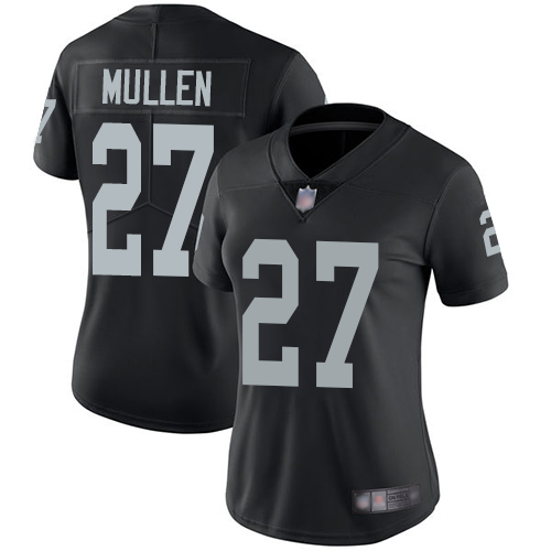 Las Vegas Raiders #27 Trayvon Mullen Black Team Color Women's Stitched Vapor Untouchable Limited Jersey Womens cheap jerseys for sale - CheapJerseys.Shop
