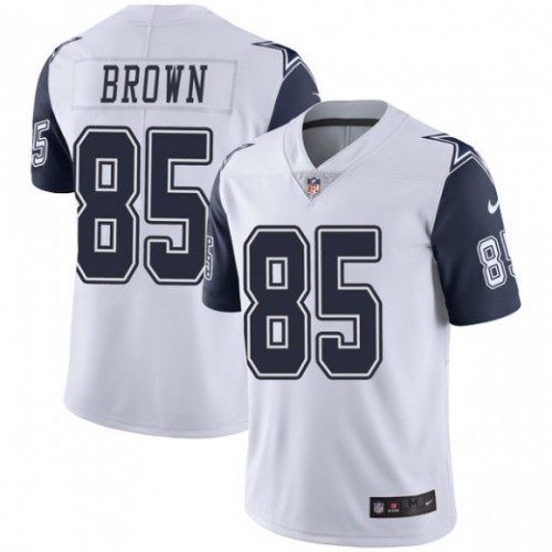 Dallas Cowboys #85 Noah Brown White Men's Stitched Limited Rush Jersey Men's cheap jerseys for sale - CheapJerseys.Shop