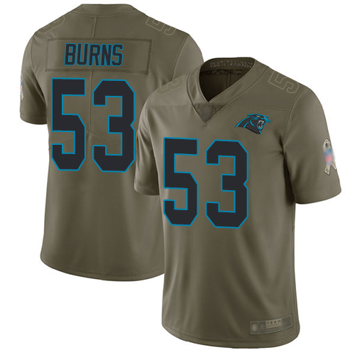 Panthers #53 Brian Burns Olive Youth Stitched Limited 2017 Salute To Service Jersey cheap jerseys for sale - CheapJerseys.Shop