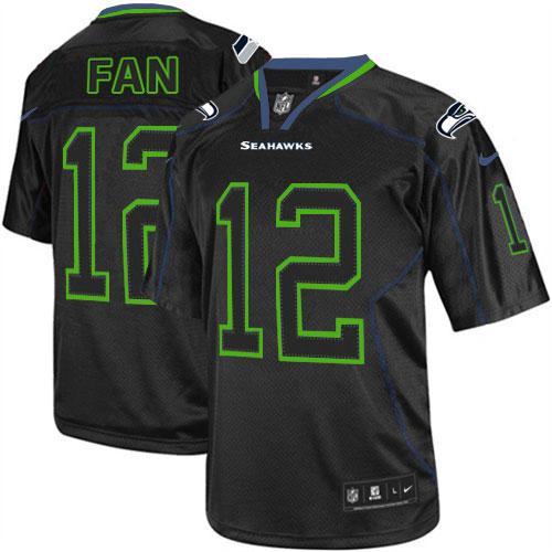 Seahawks #12 Fan Lights Out Black Youth Stitched Elite Jersey cheap jerseys for sale - CheapJerseys.Shop