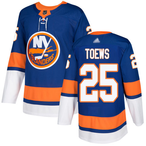 New York Islanders #25 Devon Toews Royal Blue Home Authentic Stitched Jersey Men's cheap jerseys for sale - CheapJerseys.Shop