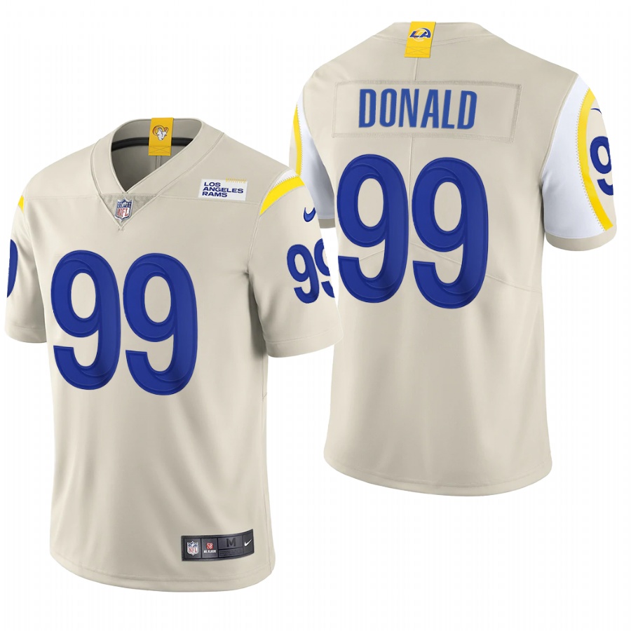 Los Angeles Rams #99 Aaron Donald Men's Bone 2020 Vapor Untouchable Limited Jersey cheap jerseys for sale - CheapJerseys.Shop