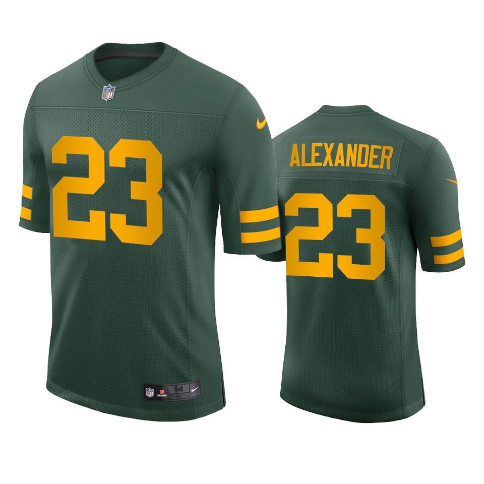 Green Bay Packers #23 Jaire Alexander Men's Alternate Vapor Limited Player Jersey - Green cheap jerseys for sale - CheapJerseys.Shop