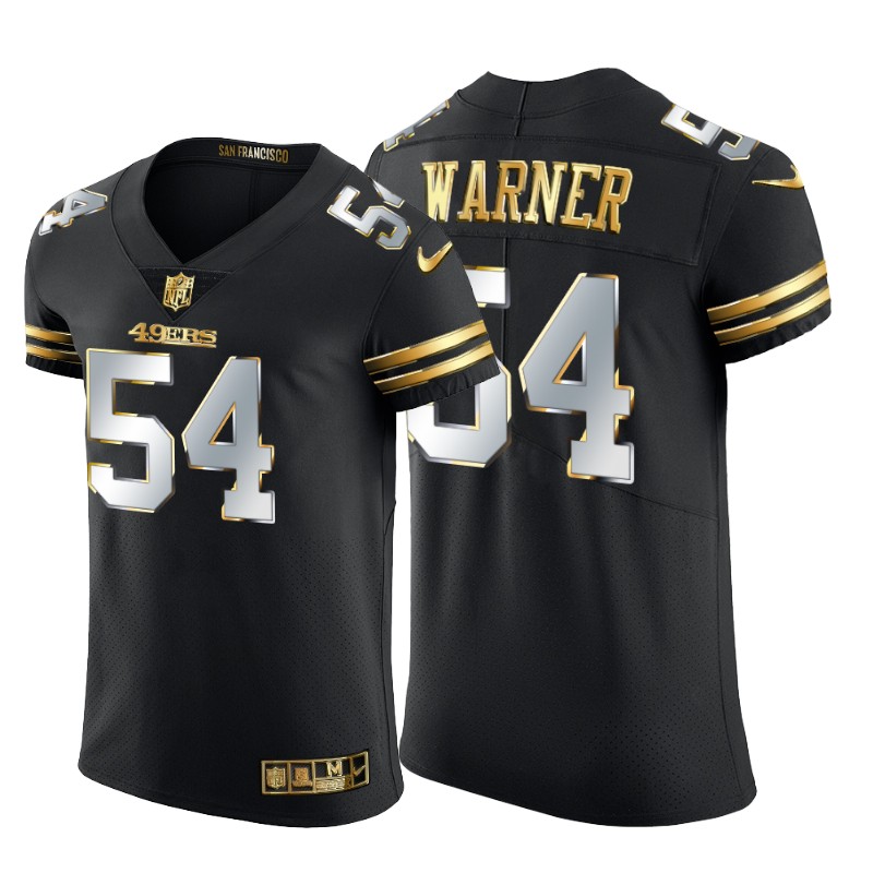 San Francisco 49ers #54 Fred Warner Men's Black Edition Vapor Untouchable Elite Jersey cheap jerseys for sale - CheapJerseys.Shop