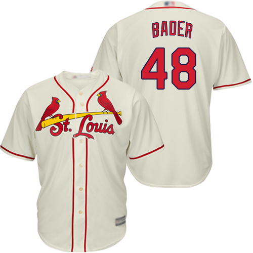 St.Louis Cardinals #48 Harrison Bader Cream New Cool Base Stitched Jersey Men's cheap jerseys for sale - CheapJerseys.Shop