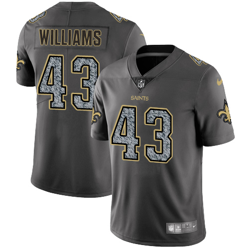 New Orleans Saints #43 Marcus Williams Gray Static Youth Stitched Vapor Untouchable Limited Jersey Youth cheap jerseys for sale - CheapJerseys.Shop