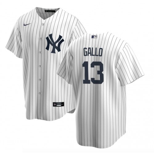 New York New York Yankees #13 Joey Gallo Men's White Home Jersey Men's cheap jerseys for sale - CheapJerseys.Shop