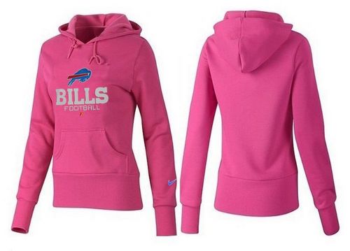 Women's Buffalo Bills Authentic Logo Pullover Hoodie Pink cheap jerseys for sale - CheapJerseys.Shop