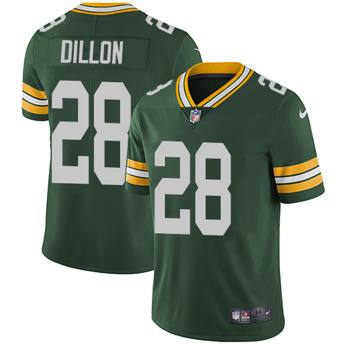 Packers #28 AJ Dillon Green Team Color Youth Stitched Vapor Untouchable Limited Jersey cheap jerseys for sale - CheapJerseys.Shop