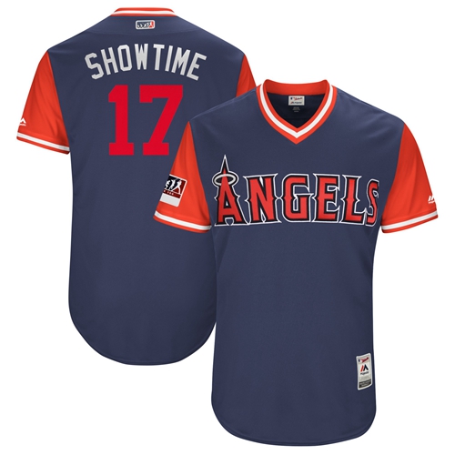 Los Angeles Angels of Anaheim #17 Shohei Ohtani Navy