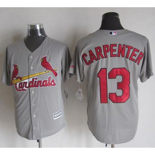 St.Louis Cardinals #13 Matt Carpenter Grey New Cool Base Stitched Jersey Men's cheap jerseys for sale - CheapJerseys.Shop