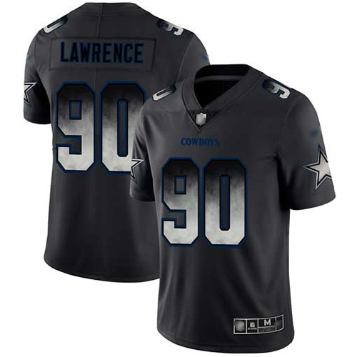 Cowboys #90 Demarcus Lawrence Black Men's Stitched Vapor Untouchable Limited Smoke Fashion Jersey cheap jerseys for sale - CheapJerseys.Shop