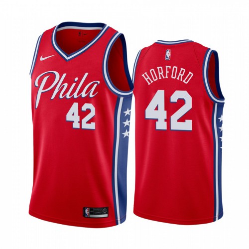Philadelphia 76ers #42 Al Horford Red 2019-20 Statement Edition Jersey Mens cheap jerseys for sale - CheapJerseys.Shop