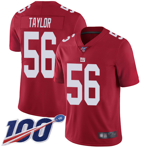 Giants #56 Lawrence Taylor Red Men's Stitched Limited Inverted Legend 100th Season Jersey cheap jerseys for sale - CheapJerseys.Shop
