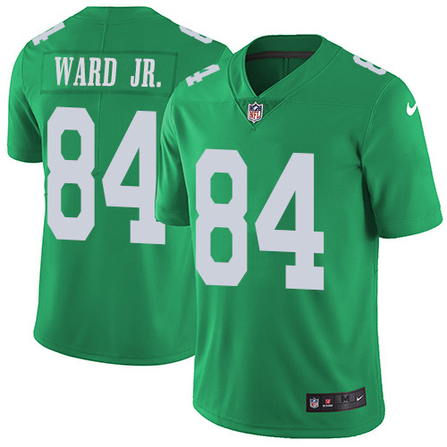 Philadelphia Eagles #84 Greg Ward Jr. Green Men's Stitched Limited Rush Jersey Men's cheap jerseys for sale - CheapJerseys.Shop