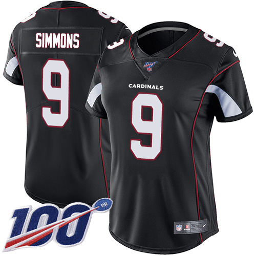 Cardinals #9 Isaiah Simmons Black Alternate Women's Stitched 100th Season Vapor Untouchable Limited Jersey cheap jerseys for sale - CheapJerseys.Shop