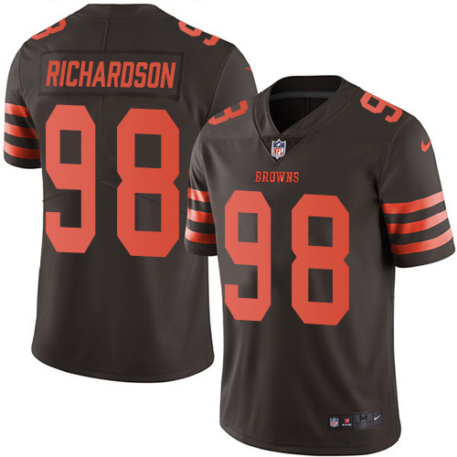 Cleveland Browns #98 Sheldon Richardson Brown Men's Stitched Limited Rush Jersey Men's cheap jerseys for sale - CheapJerseys.Shop