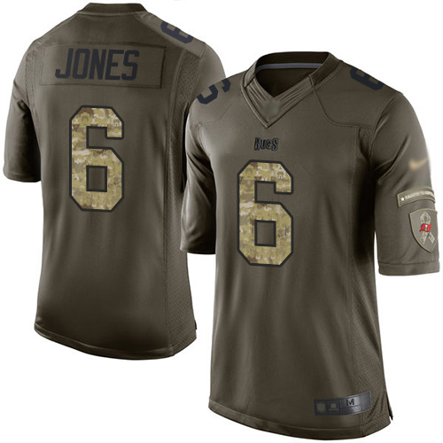 Buccaneers #6 Julio Jones Green Men's Stitched Limited 2015 Salute To Service Jersey cheap jerseys for sale - CheapJerseys.Shop