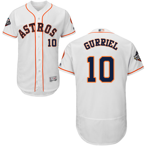 Houston Astros #10 Yuli Gurriel White Flexbase Authentic Collection 2019 World Series Bound Stitched Jersey Men's cheap jerseys for sale - CheapJerseys.Shop