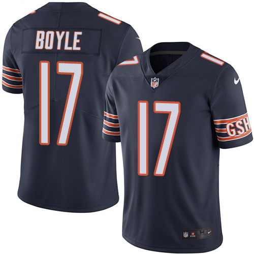 Bears #17 Tim Boyle Navy Blue Team Color Men's Stitched Vapor Untouchable Limited Jersey cheap jerseys for sale - CheapJerseys.Shop
