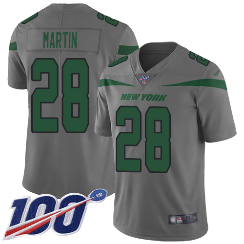 Jets #28 Curtis Martin Gray Men's Stitched Limited Inverted Legend 100th Season Jersey cheap jerseys for sale - CheapJerseys.Shop