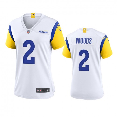Los Angeles Los Angeles Rams #2 Robert Woods Women's Alternate Game Jersey - White Womens cheap jerseys for sale - CheapJerseys.Shop