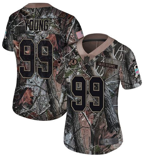 Commanders #99 Chase Young Camo Women's Stitched Limited Rush Realtree Jersey cheap jerseys for sale - CheapJerseys.Shop
