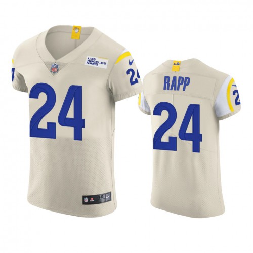Los Angeles Los Angeles Rams #24 Taylor Rapp Men's Vapor Elite Player Jersey - Bone Men's cheap jerseys for sale - CheapJerseys.Shop