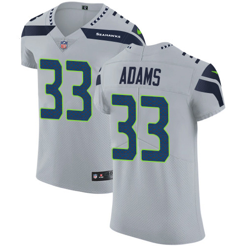 Seahawks #33 Jamal Adams Grey Alternate Men's Stitched New Elite Jersey cheap jerseys for sale - CheapJerseys.Shop