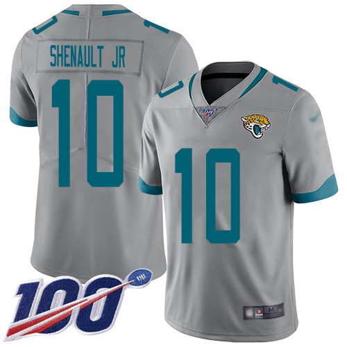 Jacksonville Jaguars #10 Laviska Shenault Jr. Silver Youth Stitched Limited Inverted Legend 100th Season Jersey Youth cheap jerseys for sale - CheapJerseys.Shop