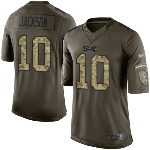 Philadelphia Eagles #10 DeSean Jackson Green Men's Stitched Limited 2015 Salute To Service Jersey Men's cheap jerseys for sale - CheapJerseys.Shop