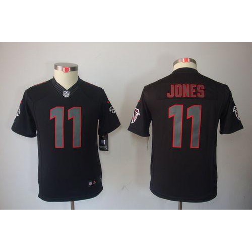 Atlanta Falcons #11 Julio Jones Black Impact Youth Stitched Limited Jersey Youth cheap jerseys for sale - CheapJerseys.Shop