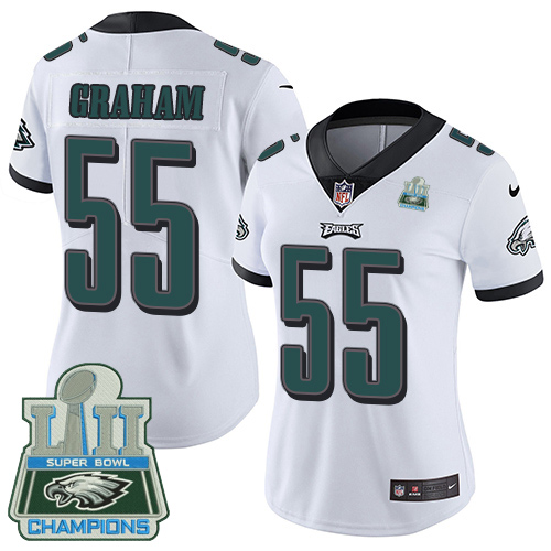 Eagles #55 Brandon Graham White Super Bowl LII Champions Women's Stitched Vapor Untouchable Limited Jersey cheap jerseys for sale - CheapJerseys.Shop