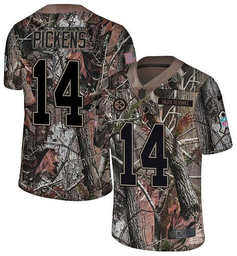 Steelers #14 George Pickens Camo Youth Stitched Limited Rush Realtree Jersey cheap jerseys for sale - CheapJerseys.Shop