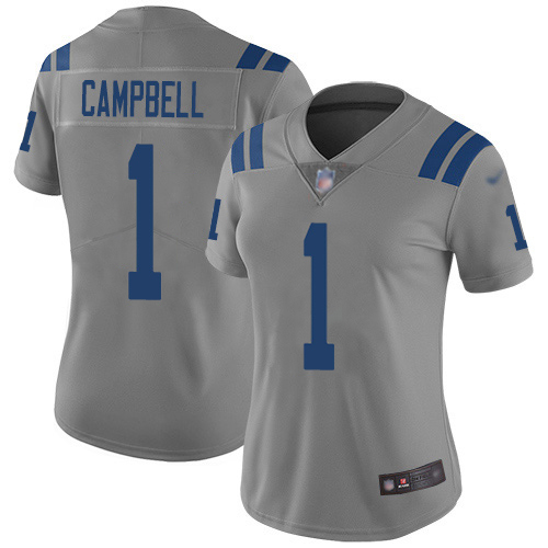 Colts #1 Parris Campbell Gray Women's Stitched Limited Inverted Legend Jersey cheap jerseys for sale - CheapJerseys.Shop