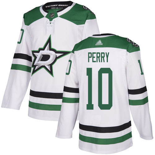 Dallas Stars #10 Corey Perry White Road Authentic Stitched Jersey Men's cheap jerseys for sale - CheapJerseys.Shop