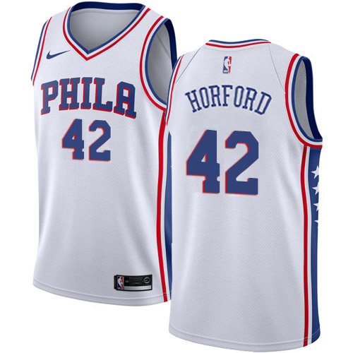 Philadelphia 76ers #42 Al Horford White Swingman Association Edition Jersey Mens cheap jerseys for sale - CheapJerseys.Shop