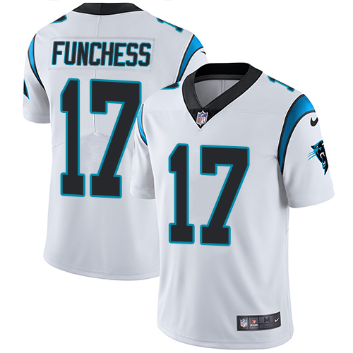 Carolina Panthers #17 Devin Funchess White Men's Stitched Vapor Untouchable Limited Jersey Men's cheap jerseys for sale - CheapJerseys.Shop