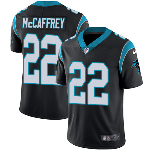 Carolina Panthers #22 Christian McCaffrey Black Team Color Youth Stitched Vapor Untouchable Limited Jersey Youth cheap jerseys for sale - CheapJerseys.Shop